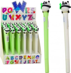 Leuchtender Stift mit Panda - Grün und Weiß
