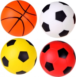 Set aus 4 Schaumstoffbällen 10 cm – Fußball und Basketball