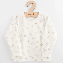 Kinder Baumwoll-Langarmshirt New Baby Kindergarten Blümchen