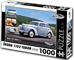 Puzzle Retro Autos Škoda 1102 Tudor 1952 1000 Teile