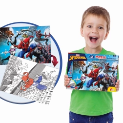Beidseitiges Puzzle SPIDER-MAN 48 Teile 35 × 25 cm