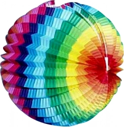 Runder Papierlampion 15 cm