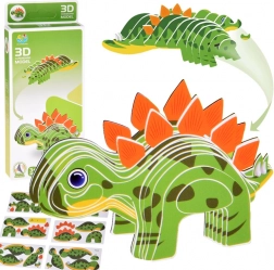 3D-Puzzle Kartonmodell – Dinosaurier Stegosaurus DIY