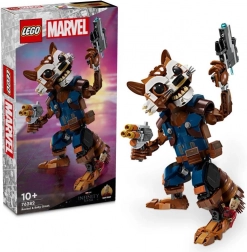 Lego Marvel Rocket und Baby Groot – bewegliche Figur 22 cm