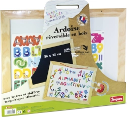 Jeujura multifunktionale Magnet-Wandtafel aus Holz 58 × 45 cm