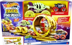 Hot Wheels Monster Trucks Power Smashers Rennstrecke – massive Zerstörung