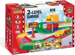 Zwei-Ebenen-Garage WADER PLAY TRACKS mit 3,4 m Strecke und 2 Fahrzeugen
