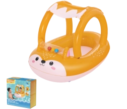 Bestway Friendly Fox aufblasbares Kinderboot mit Sonnendach