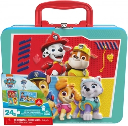 PAW Patrol Puzzle in Blechdose 2×24 Teile 3D-Effekt