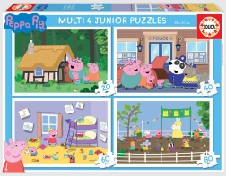 Educa Puzzle Peppa Wutz 4v1