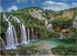 DINO Puzzle Plitvice - 1000 Teile
