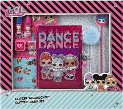 Tagebuch-Set mit Glitzer LOL Surprise