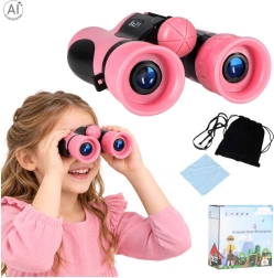 Kinderfernglas 8x21 mit Etui, rosa