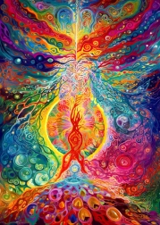 Puzzle Epizentrum des Regenbogens 1000 Teile