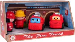 Feuerwehr-Set mit Fahrzeugen für Kinder