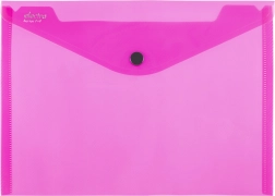Mappe mit Druckknopf A5 Electra rosa