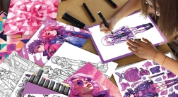 Artissimo XXL Designwerkstatt mit LED-Leuchtplatte – Trendy Outfits