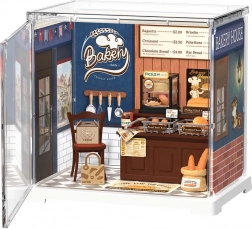 RoboTime 3D Holzpuzzle Mini-Bäckerei – Miniatur-Häuschen