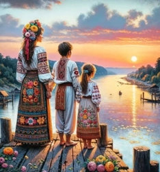 Diamantmalerei Abschied 30 × 40 cm NORIMPEX