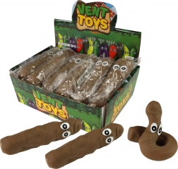 Dehnbare Anti-Stress-Spielzeug Kackhäufchen mit Augen