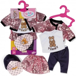 BABY born Glam Outfit – fünfteiliges Outfit-Set für 43-cm-Puppen