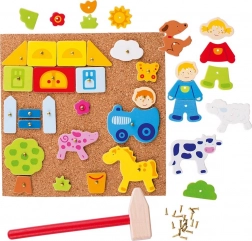 Goki Hammer-Spiel Bauernhof