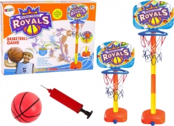Basketball-Set Basketballball 120 cm Pumpe