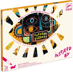 Djeco Kreativset Brooklyn – Street-Art-Poster und Skizzenhefte mit Filzstiften