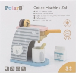 Holz-Kaffeemaschine für Kinder POLARB mit Zubehör
