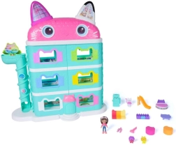 Großes Katzenhaus mit Aufzug und Puppe aus GABBY'S DOLLHOUSE