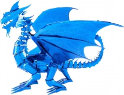 3D-Puzzle Blauer Drache Metal Earth