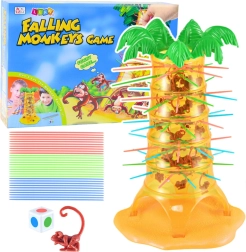 Familienspiel Springende und fallende Affen Palme 30 cm