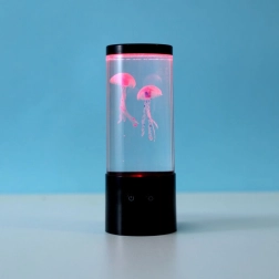 LED-Lampe mit schwebenden Quallen