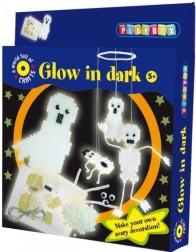 Leuchtende Bügelperlen Skelette und Geister 1100 Stk.