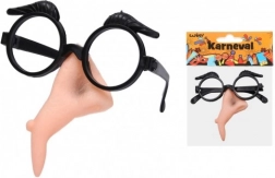 Karneval-Set Hexe – Kunststoffnase und Brille