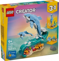 LEGO Creator 3-in-1 Meeresbewohner: prächtiger Delfin