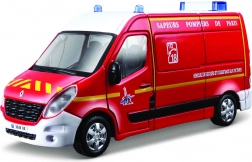 Bburago 1:50 Emergency – Renault Master Feuerwehr/Polizei