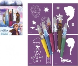 Blasstifte mit Schablonen Die Eiskönigin