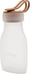 Silikon-Vorratsbehälter für Muttermilch NEW BABY, braun 240 ml