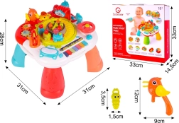 Lernspieltisch Zug mit Aktivitäten