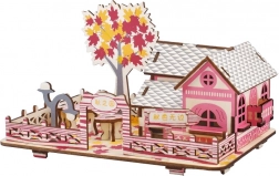 Holz-3D-Puzzle Herbsthaus WOODCRAFT
