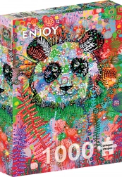 Puzzle Enigmatische Panda 1000 Teile