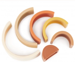 Bieco Silikon-Steckbogen Chocolate Bliss