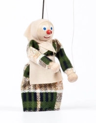 Gerlich Holzmarionette Oma Anežka 12 cm