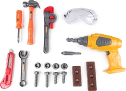 Kinderset Werkzeug mit funktionierendem Bohrer