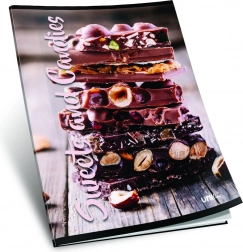 Schulheft A4 liniert 40+2 Blätter – Schokolade