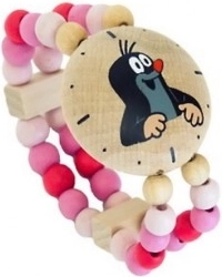 Detoa Mädchenuhr mit dem kleinen Maulwurf, rosa