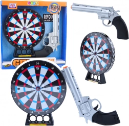 Laserrevolver mit Zielscheibe für Kinder