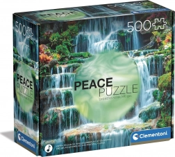 Puzzle 500 Teile CLEMENTONI Peace Collection – Wasserfall The Flow
