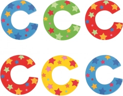 Bigjigs Toys Holzbuchstabe C mit Sternchen